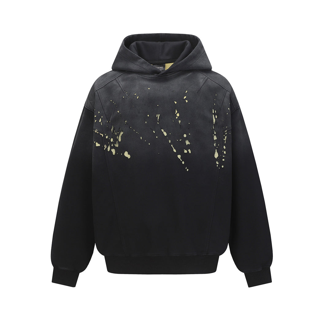Destruction of hoodies and sweatshirts