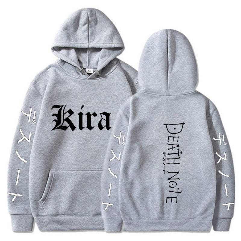 Hoodies  Japanese anime  death notes  creative new student casual hoodies