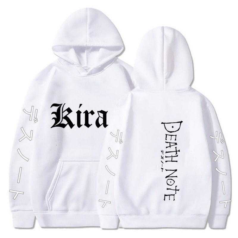 Hoodies  Japanese anime  death notes  creative new student casual hoodies