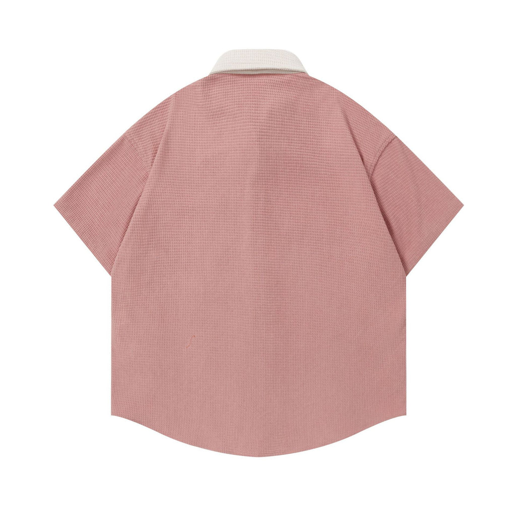 Embroidered shirt T-shirt