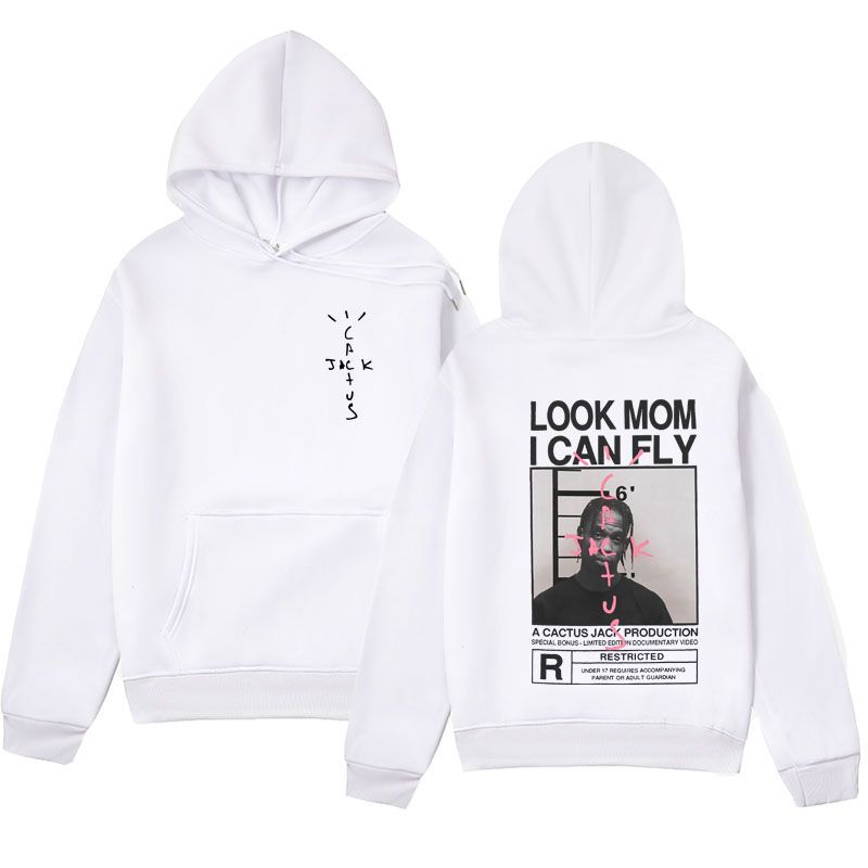 Spring and Autumn Plush Cross border Men's JACK Series Hoodies LOOK MOMICAN FLY Hoodies Hoodies