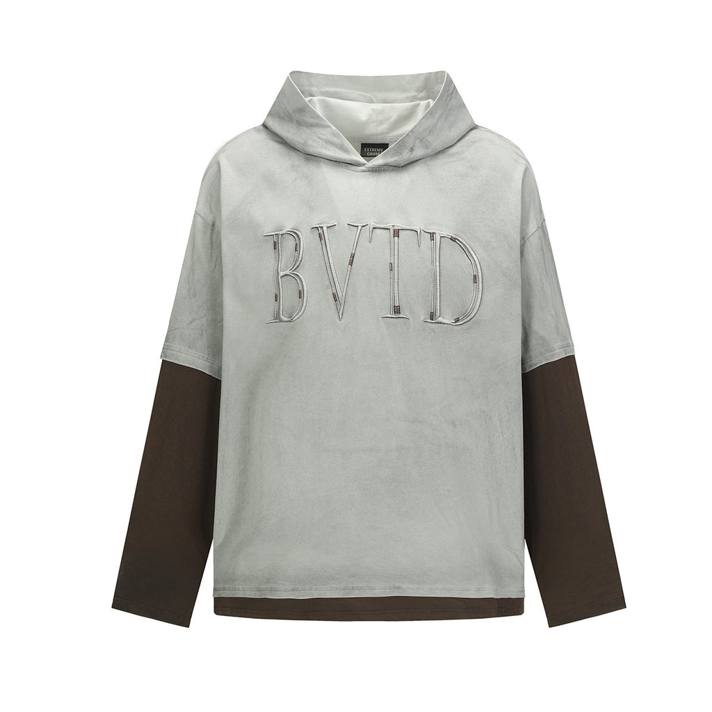Fake two hoodies