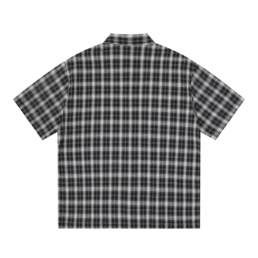 Plaid shirt T-shirt