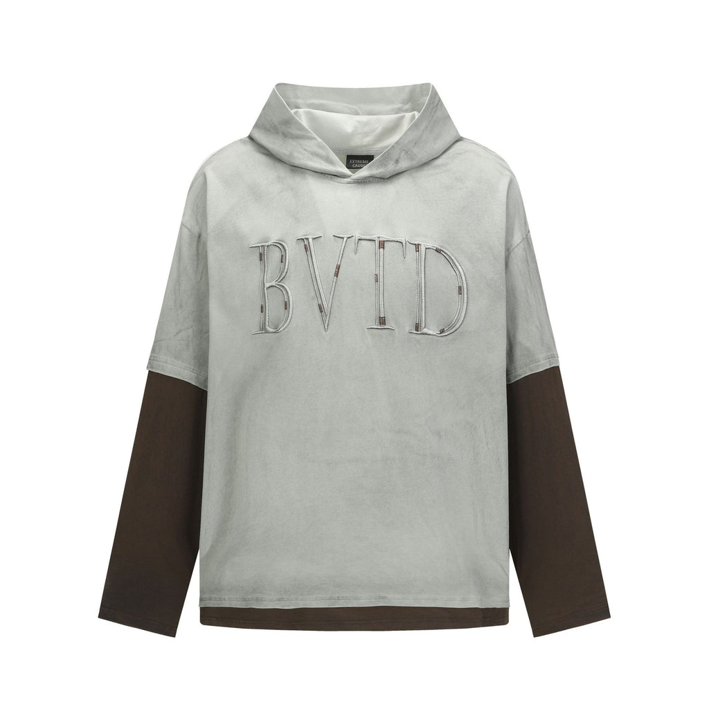 Fake two hoodies